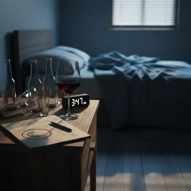 Jak alkohol zaburza rytm circadiański i sen REM