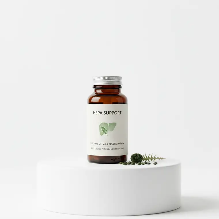 Schemat działania zdrowej wątroby metabolizującej alkohol, pokazujący etapy przemiany etanolu w aldehyd octowy i octan oraz moment przeciążenia wątroby alkoholem