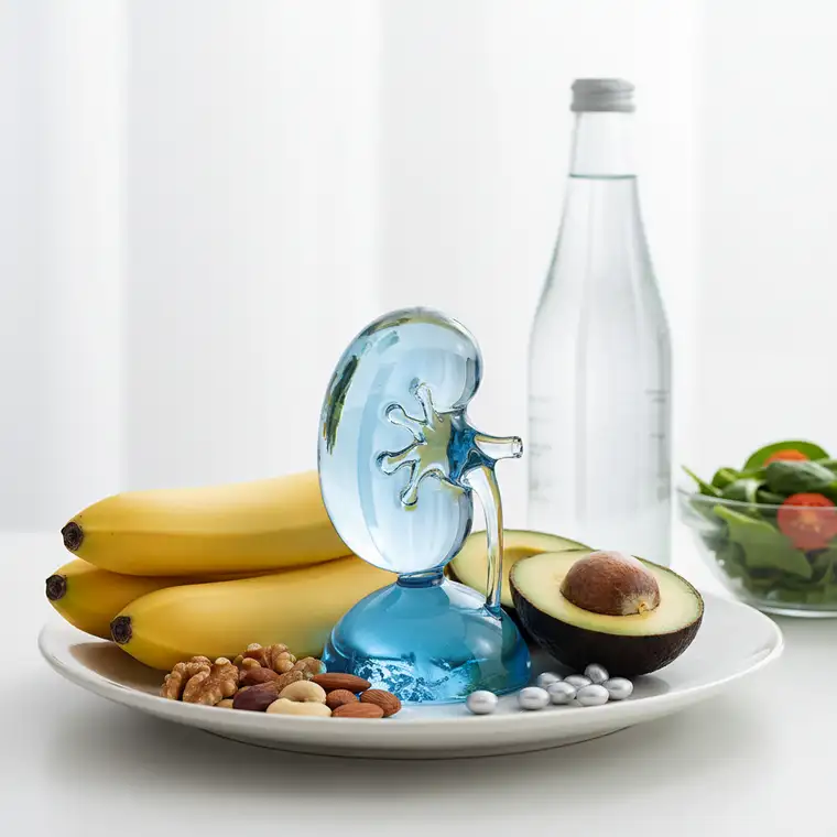 Schemat działania nerek i wątroby podczas detoksykacji alkoholu, pokazujący jak długo trwa wydalanie alkoholu przez nerki oraz proces regeneracji organizmu