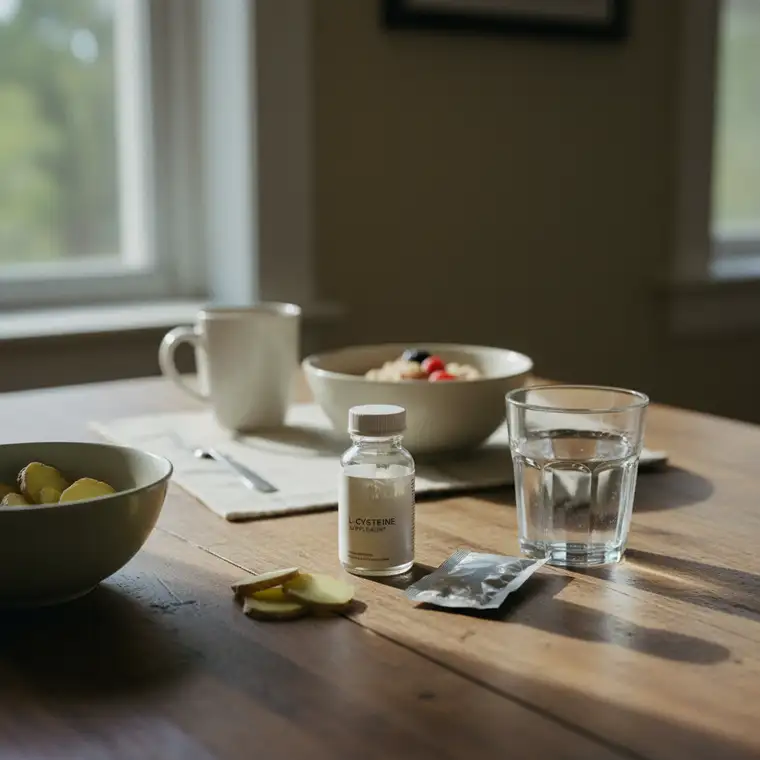 L-cysteina przed piciem zmniejsza objawy kaca