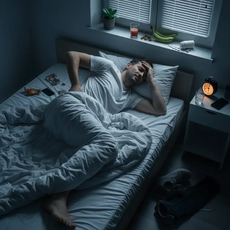 Kobieta trzymająca obolałe kolano po spożyciu alkoholu, symbolizująca ból stawów i stan zapalny po imprezie