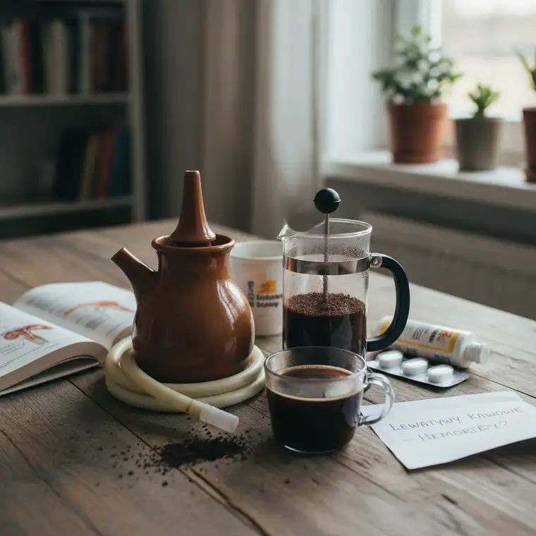 Czy lewatywy kawowe są bezpieczne przy hemoroidach? Sprawdź ryzyko