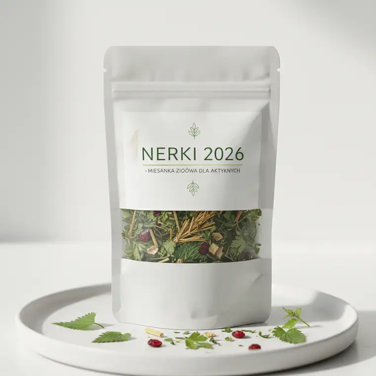 Mężczyzna pracujący fizycznie pije ziołową herbatę na nerki 2026 w przerwie w pracy, wspierając regenerację i filtrację organizmu